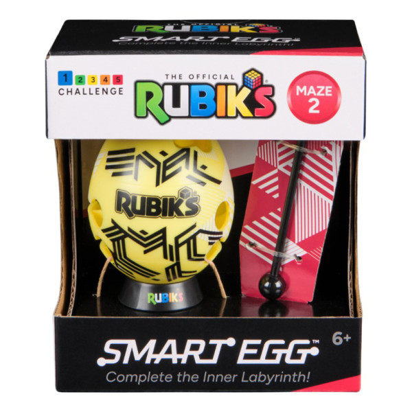 Розвиваюча Головоломка Смарт-яйце Rubiks 6071681(Yellow) паличка підставка