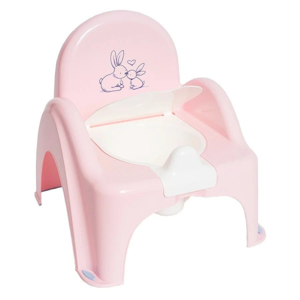 Горщик - стільчик "Зайчики" Tega Baby KR-012-104 рожевий