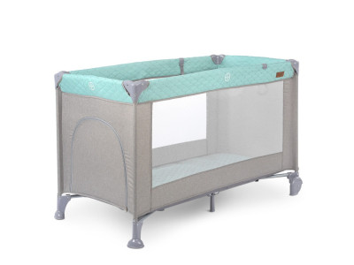 Дитячий манеж ME 1096 Mint Gray мятний 125 х 65 х 78 см