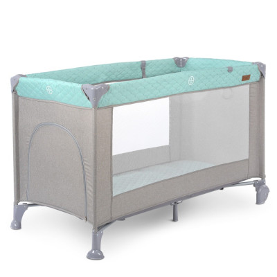 Дитячий манеж ME 1096 Mint Gray мятний 125 х 65 х 78 см
