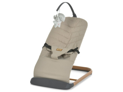 Баунсер гойдалка-шезлонг для новонароджених IZZY ME 1178-1-W Taupe Beige