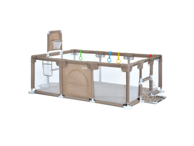 Дитяче ліжко-манеж MR 1338-BG з баскетбольним кільцем