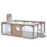 Дитяче ліжко-манеж MR 1338-BG з баскетбольним кільцем