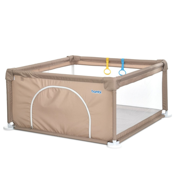 Дитячий манеж MR 1339-BG бежевий ширина з ніжками 132 см Дитячий манеж MR 1339-BG бежевий ширина з ніжками 132 см