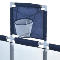 Дитяче ліжко-манеж MR 1338-BL з баскетбольним кільцем