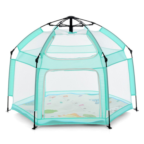 Дитячий манеж MR 1512 Dusty Green 146×127×110 см