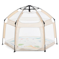 Дитячий манеж MR 1512 Ivory Beige 146×127×110 см