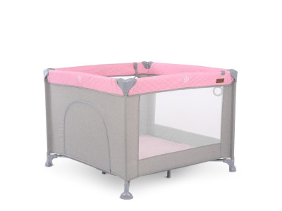 Дитячий манеж ME 1097 Pink Gray рожевий 100 х 100 х 74 см