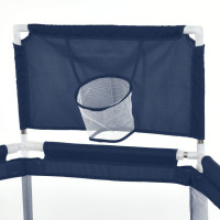 Дитяче ліжко-манеж MR 1340-BL ширина з ніжками 132 см