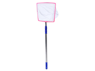 Сачок для метеликів MS 4388(Blue-Pink) телескопічна ручка 46-69 см