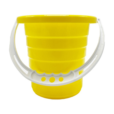 Дитяче відро для пісочниці "Середнє" S0009(Yellow) жовтий 14 см