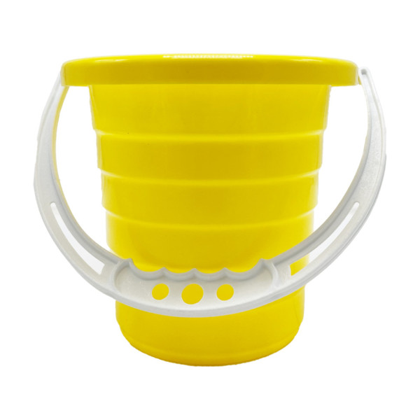 Дитяче відро для пісочниці "Середнє" S0009(Yellow) жовтий 14 см Дитяче відро для пісочниці "Середнє" S0009(Yellow) жовтий 14 см