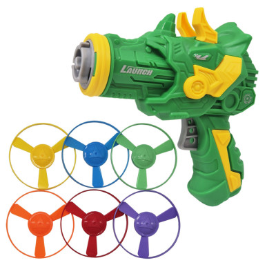 Розважальна гра-запускалка Динозаврик 123-1K4(Green) 6 дисків