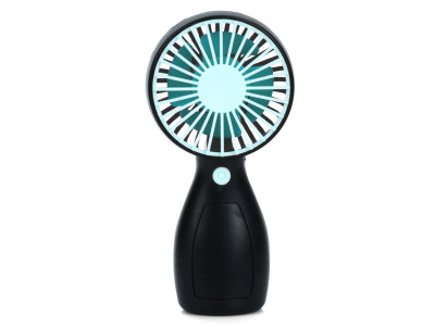 Портативний ручний вентилятор MK 5663-2(Blue) 13 см акумулятор USB зарядне