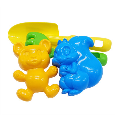 Набір для пісочниці "Ромашка №4" 1128 лопатка граблі пасочки