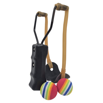 Дитяча іграшка Рогатка 1806B38 два мячики в комплекті