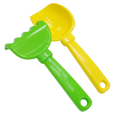 Набір для пісочниці "Латаття №5" 1074 лопатка граблі Жовто-зелений