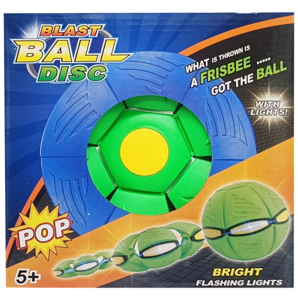 Літаючий трансформерний мяч «FLAT BALL» FB-001 Зелений
