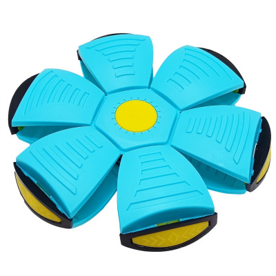 Летючий трансформерний мяч 1002-3(Turquoise) світиться