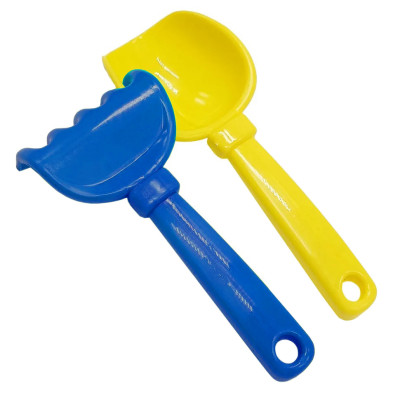 Набір для пісочниці "Латаття №5" 1074(Blue-Yellow) лопатка граблі