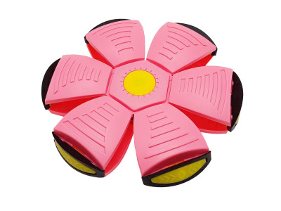 Летючий трансформерний мяч 1002-3(Pink) світиться