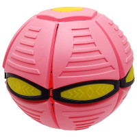 Летючий трансформерний мяч 1002-3(Pink) світиться
