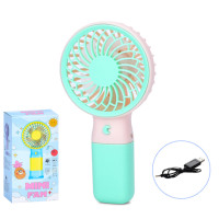 Портативний ручний вентилятор MK 5609(Turquoise) з підставкою 155 см USB