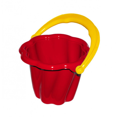 Дитяче іграшкове відерце "Ромашка" 1142 Червоний