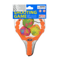 Дитяча Рогатка XG88-23(Orange) 3 мякі кульки в сітці Дитяча Рогатка XG88-23(Orange) 3 мякі кульки в сітці