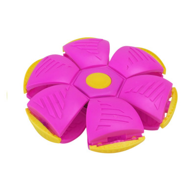 Дитяча іграшка Мяч-трансформер 87008H-3(Pink) 16 см зі світлом