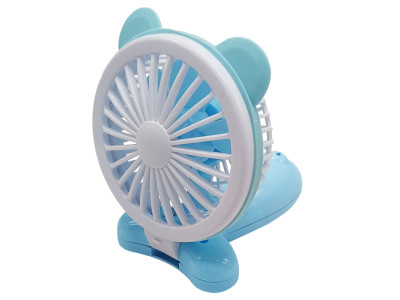 Вентилятор ручний портативний «Ведмедик» VNTR-002-4(Blue) синій