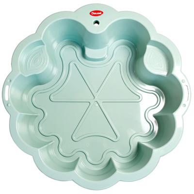 Дитяча пісочниця-басейн "Квітка" 01234/08 мятна 81х81х20 см