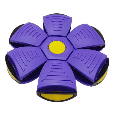 Летючий трансформерний м'яч 1002-3(Dark-Violet) світиться