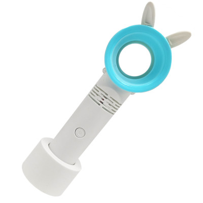 Вентилятор ручний портативний 301AB з підставкою Білий