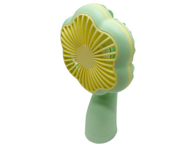 Портативний ручний вентилятор 2 в 1 MK 5612(Green) 2 режими