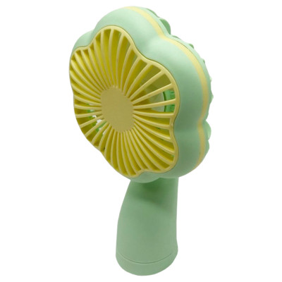 Портативний ручний вентилятор 2 в 1 MK 5612(Green) 2 режими