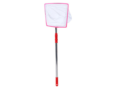 Сачок для метеликів MS 4388 (Red-Pink) телескопічна ручка 46-69 см