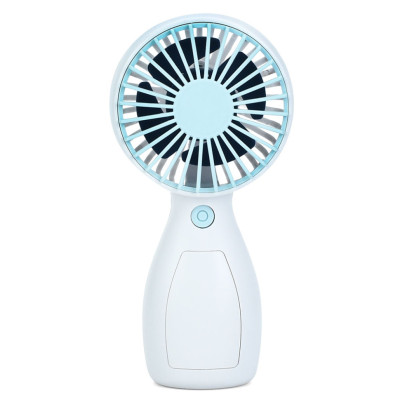 Портативний ручний вентилятор MK 5663-1(Blue) 13 см акумулятор USB зарядне