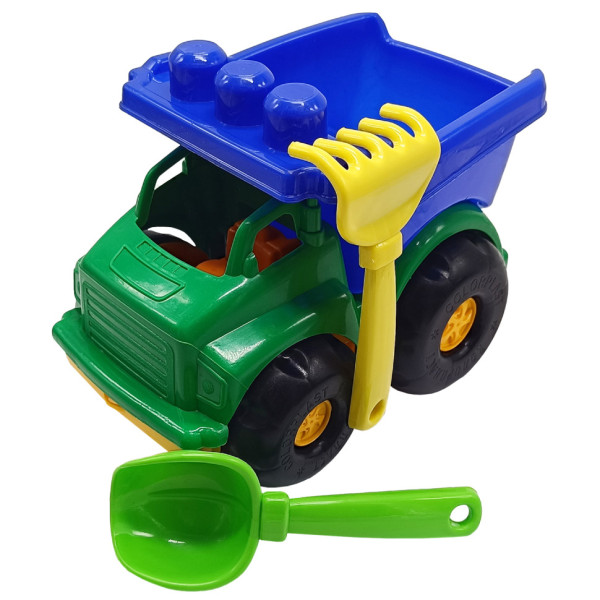 Дитячий пісочний набір "Самосвал Тотоша №1" 0169 Зелено-синій