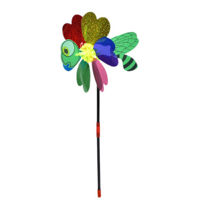 Дитячий вітрячок "Бабка" MR 1353-1 квітка діаметром 205 см паличка 38 см