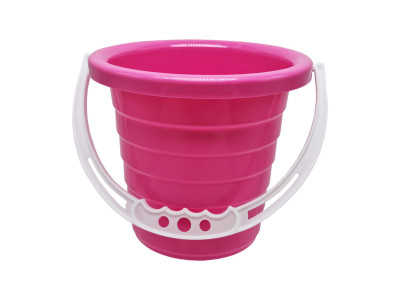 Дитяче відро для пісочниці "Середнє" S0009(Pink) зелений 14 см