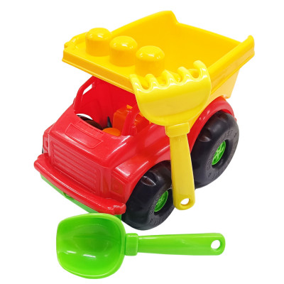 Дитячий пісочний набір "Самосвал Тотоша №1" 0169 Червоно-жовтий