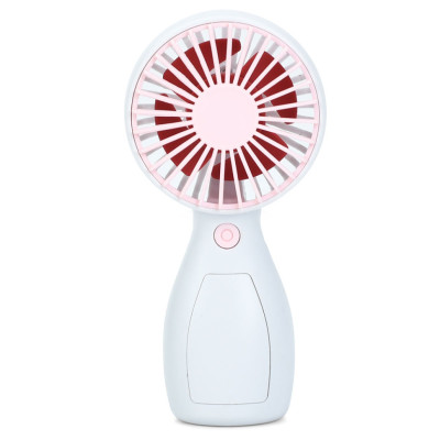 Портативний ручний вентилятор MK 5663-1(Pink) 13 см акумулятор USB зарядне