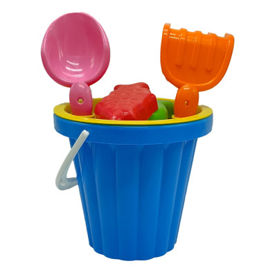 Набір для гри в пісочниці Великий S0004(Blue) відерце лопатка формочки 2 шт