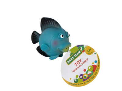 Дитяча іграшка для купання "Бризкаючі тропічні рибки" 8751_блакитна