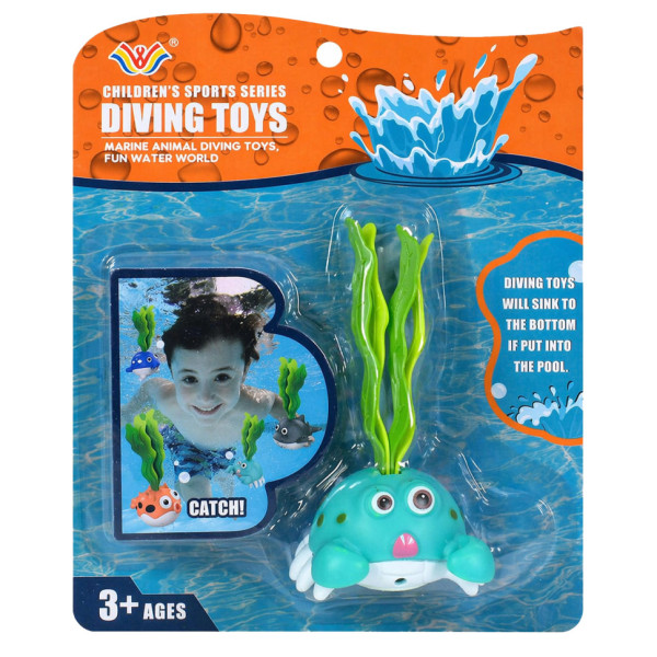 Іграшка для плавання "Морський житель" 777-752BCD(Turquoise) Diving Toys 13 см Іграшка для плавання "Морський житель" 777-752BCD(Turquoise) Diving Toys 13 см