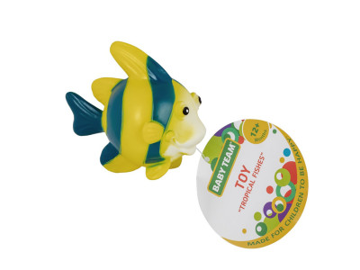 Дитяча іграшка для купання "Бризкаючі тропічні рибки" 8751_жовто-блакитна