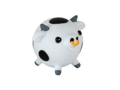 Дитяча іграшка для купання "Бризкаючі тваринки Корівка" 8750_корівка з чорними пл