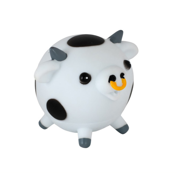 Дитяча іграшка для купання "Бризкаючі тваринки Корівка" 8750_корівка з чорними пл