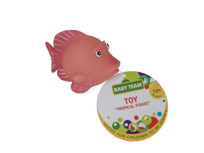 Дитяча іграшка для купання "Бризкаючі тропічні рибки" 8751_рожева